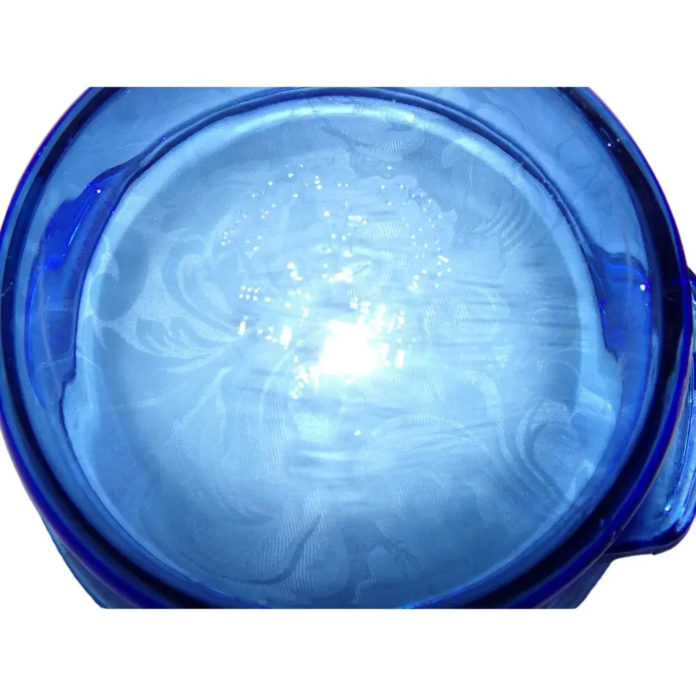 Anchor Hocking Pre 1970 cobalt blue 1 1/2 Quart casserole‎ Mint